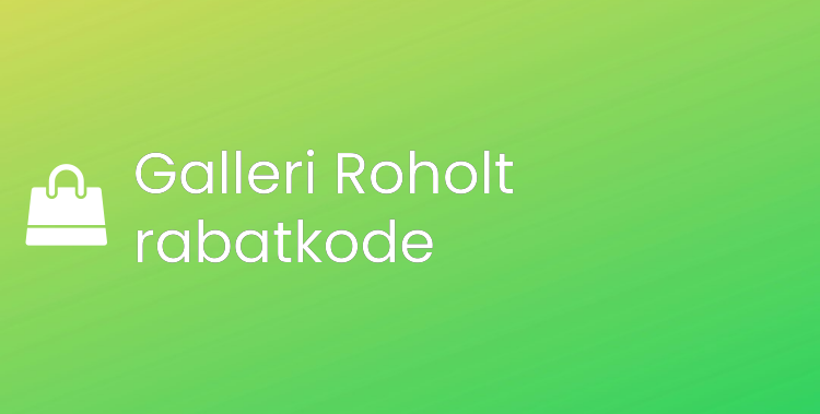Galleri Roholt rabatkode
