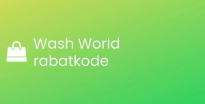 Wash World rabatkode