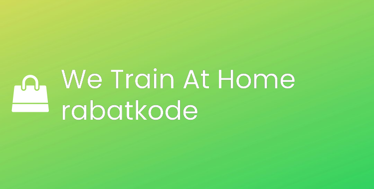 We Train At Home rabatkode