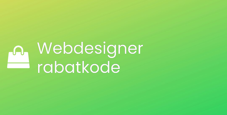 Webdesigner rabatkode