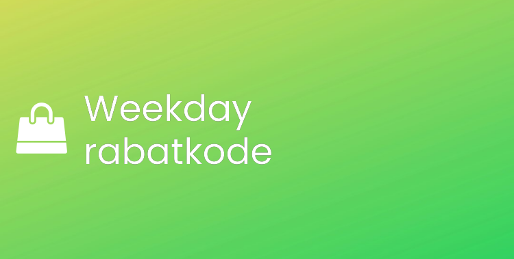 Weekday rabatkode