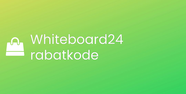 Whiteboard24 rabatkode