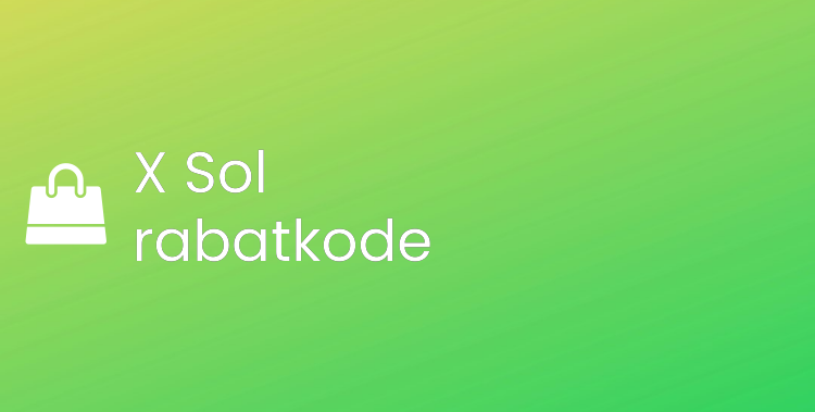 X Sol rabatkode