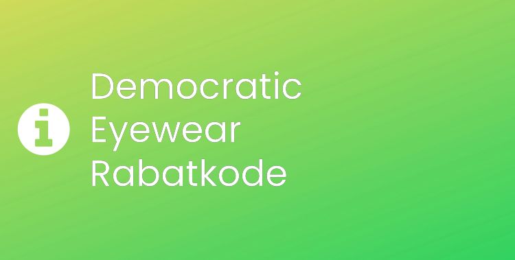 Democratic Eyewear Header