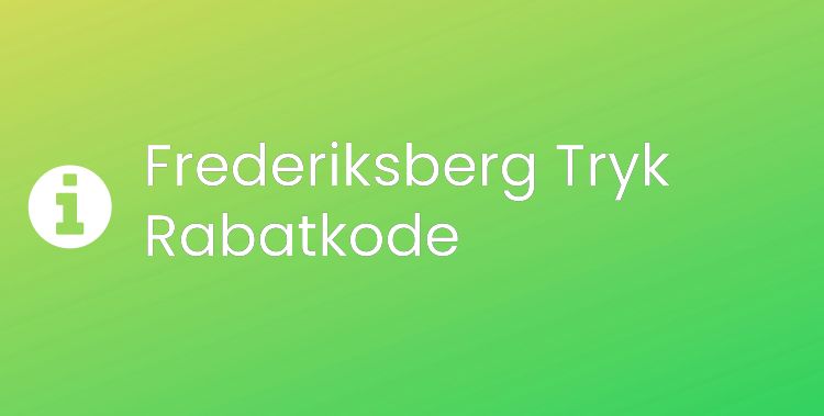 Frederiksberg Tryk Header