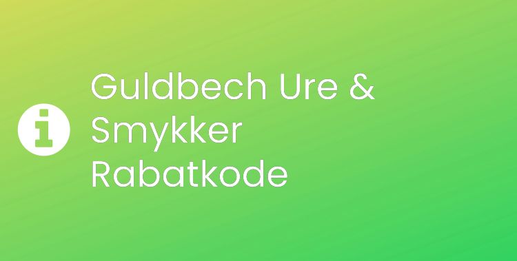 Guldbech Ure & Smykker Header