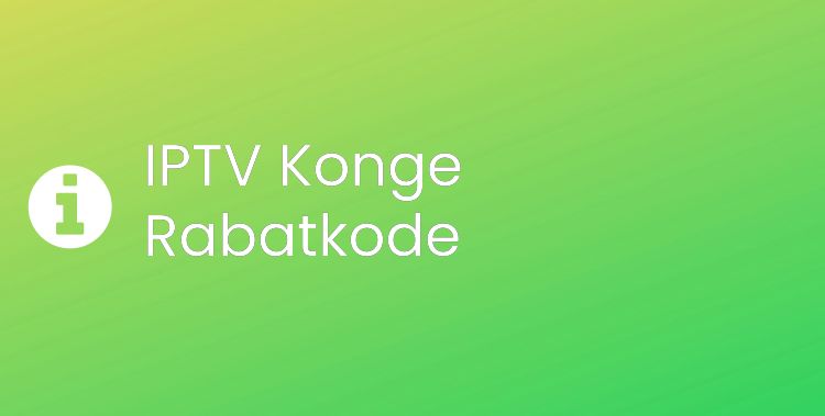 IPTV Konge Header