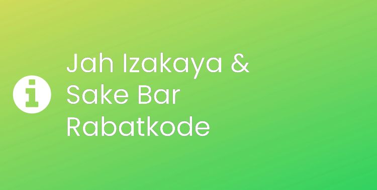 Jah Izakaya & Sake Bar Header