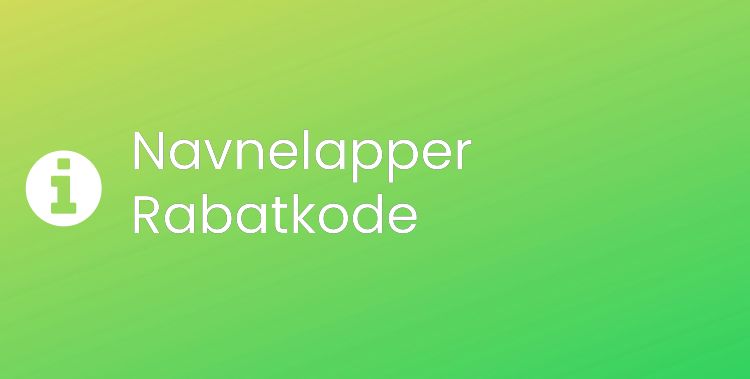 Navnelapper Header