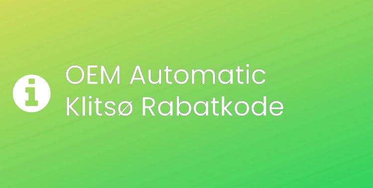 OEM Automatic Klitsø Header