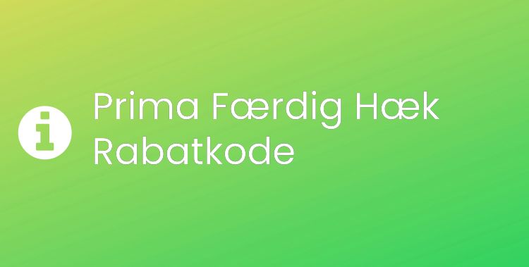 Prima Færdig Hæk Header