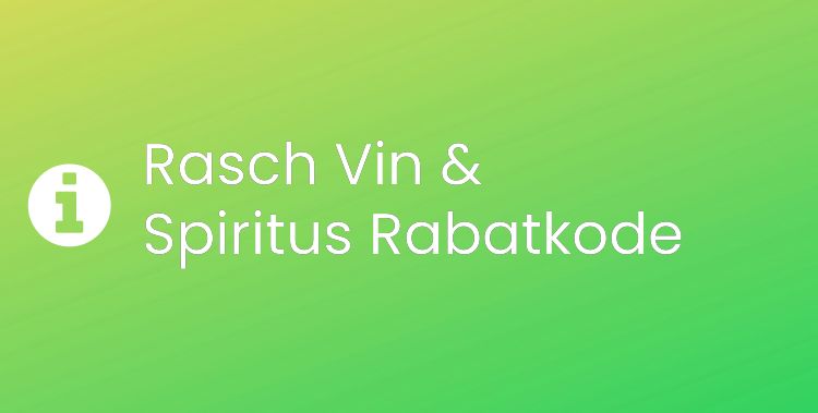 Rasch Vin & Spiritus Header