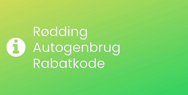 Rødding Autogenbrug Header
