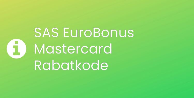 SAS EuroBonus Mastercard Header