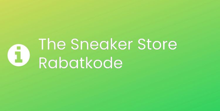 The Sneaker Store Header