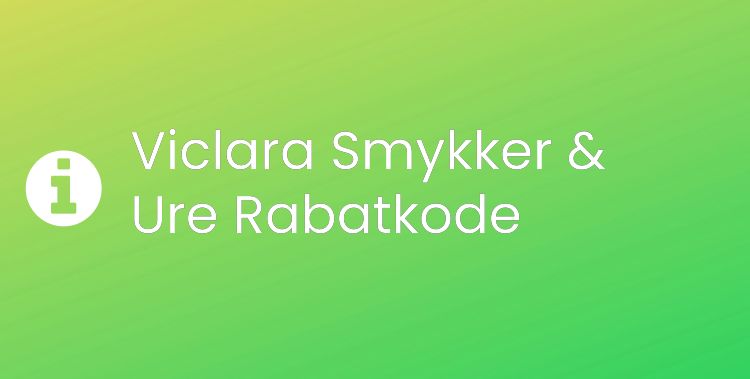 Viclara Smykker & Ure Header